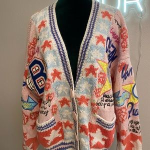 Vintage no jeans sweater pink